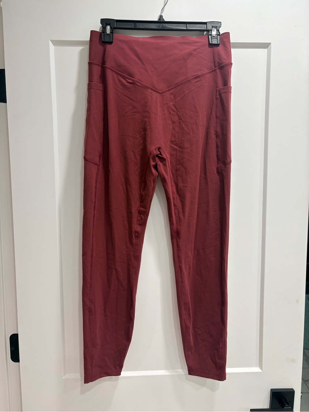 HALARA Wine Red High-Waist Leggings